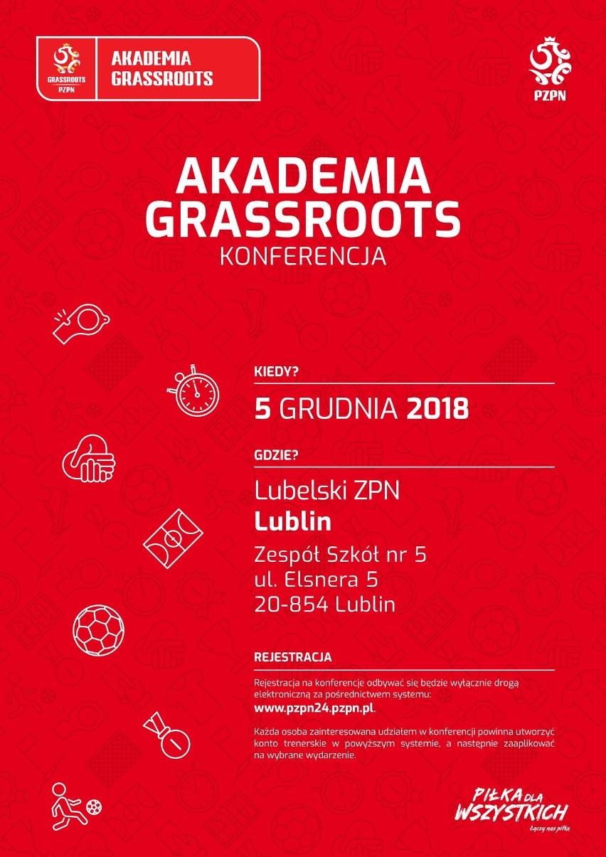 W Lubelskiem odbędzie się „Akademia Grassroots” – bezpłatna konferencja o szkoleniu dzieci i młodzieży 