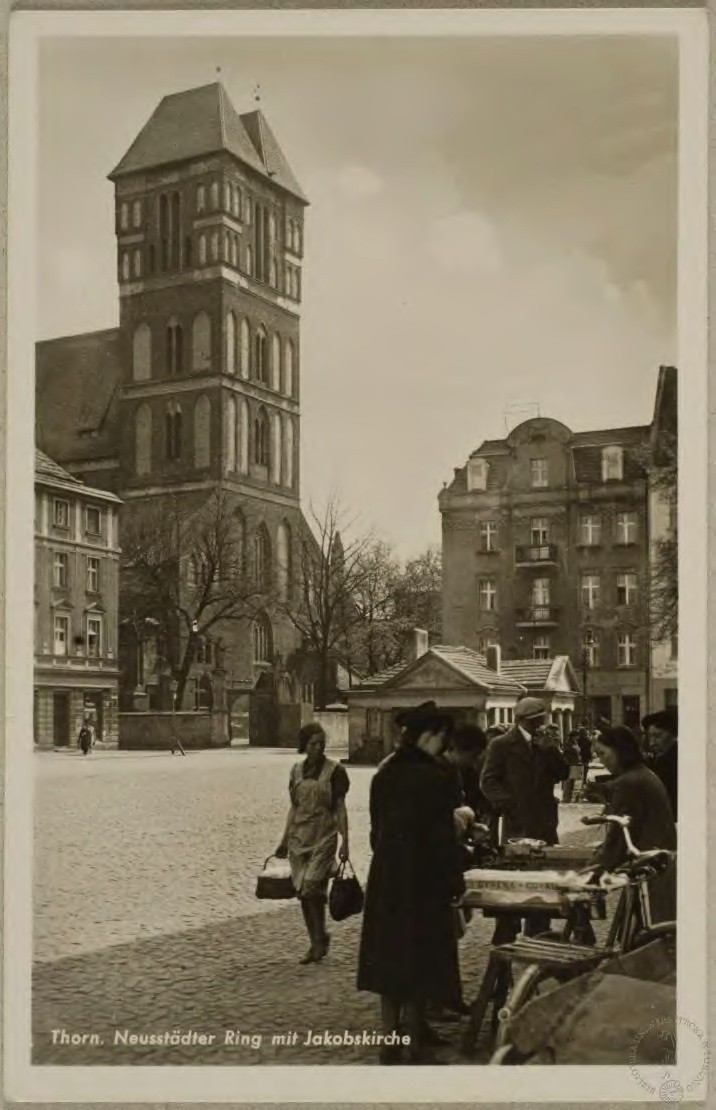 Targ na Rynku Nowomiejskim podczas okupacji