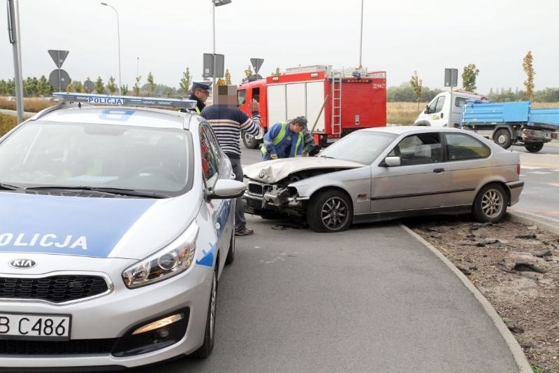 Wypadek BMW, Graniczna, Wrocław, 07.10.2015