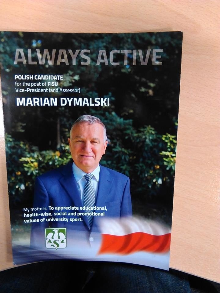 Marian Dymalski wiceprezydentem Międzynarodowej Federacji Sportu Studenckiego (ZDJĘCIA)