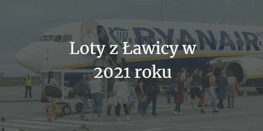 Oto lista miejsc, do których będziemy mogli latać latać...