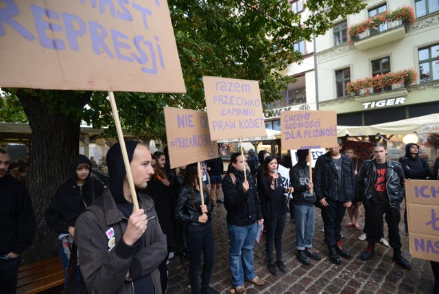 Czarny protest - Toruń