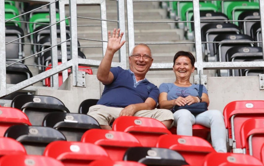 22.08.2021. Kibice na meczu GKS Tychy - Sandecja Nowy Sącz....