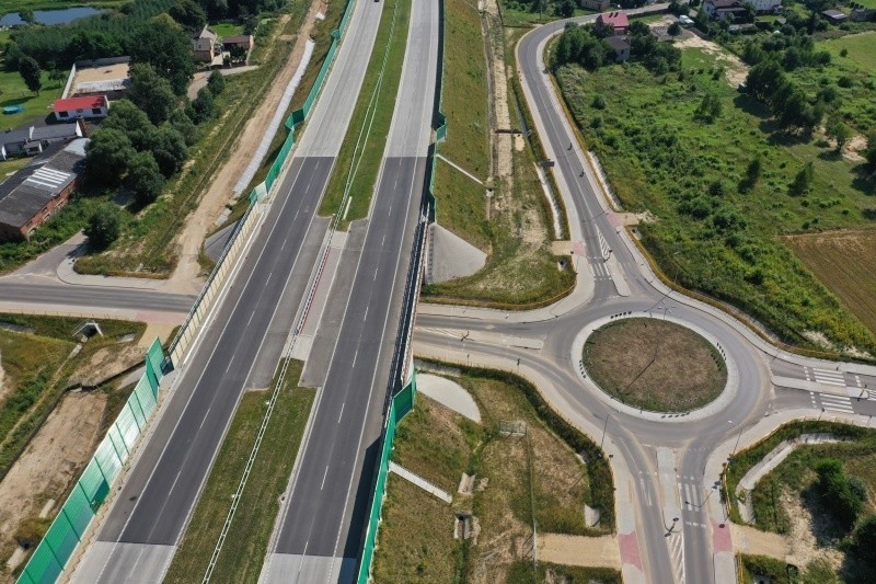 Autostrada A1, odcinek F. Okolice węzła Blachownia....