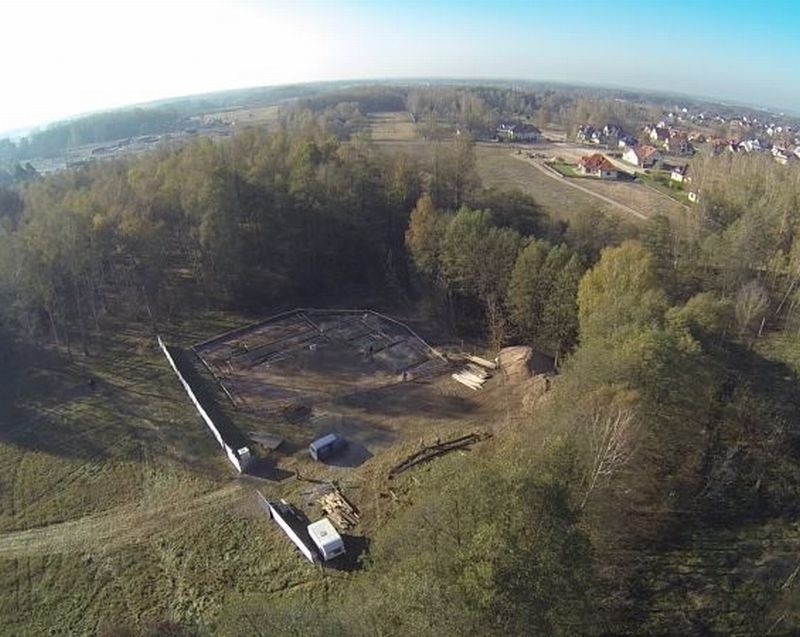 Rozpoczęła się budowa kina 3D 360 stopni w Ostrołęce (zdjęcia)