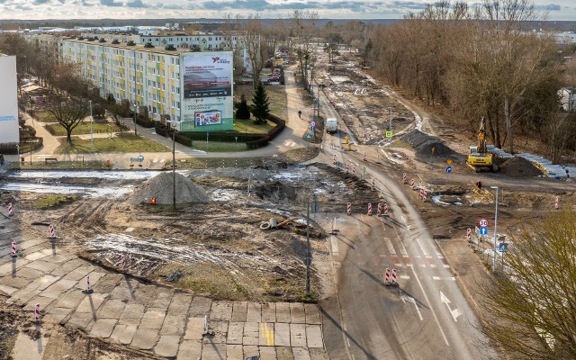 Rondo na skrzyżowaniu Szosy Okrężnej i Gagarina jest już w budowie. Inwestycja zakończy się w sierpniu przyszłego roku