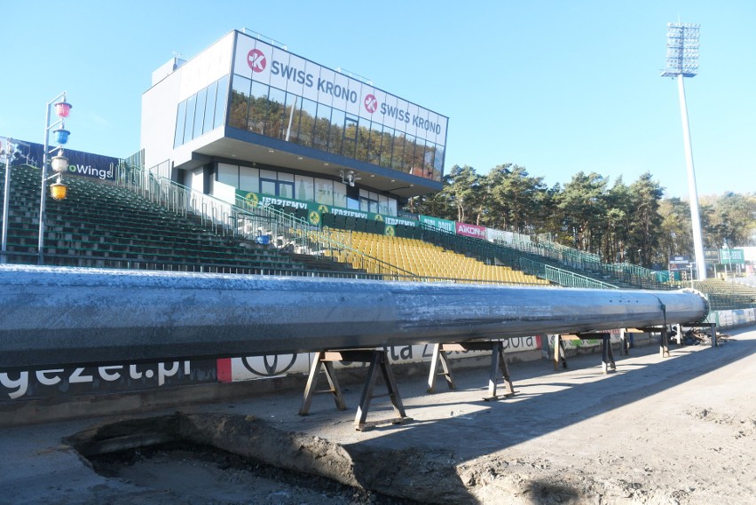 Tak obecnie wygląda stadion Falubazu w Zielonej Górze....