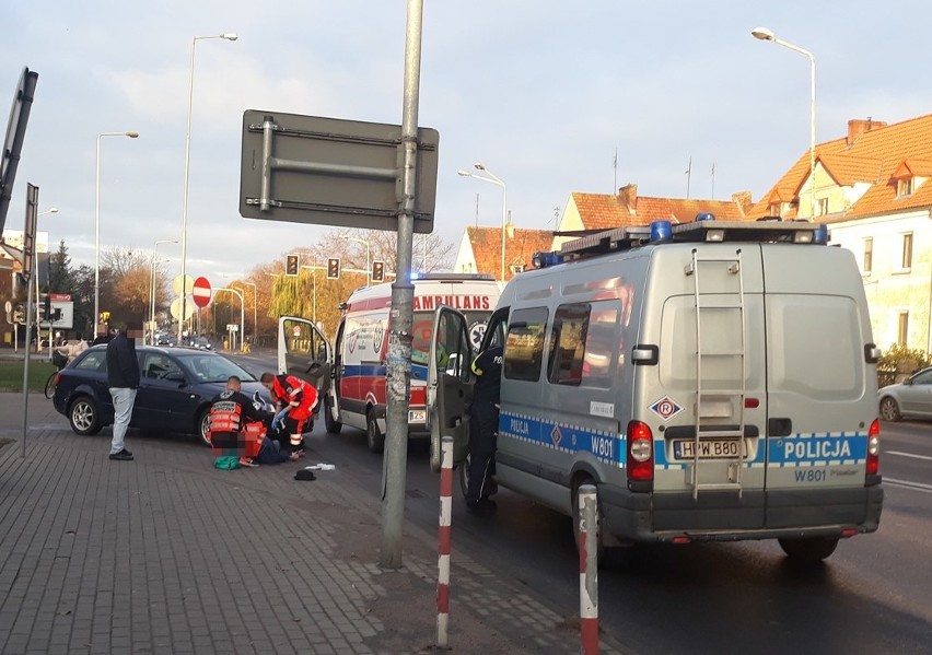 Potrącenie na ulicy Szczecińskiej w Stargardzie, obok...