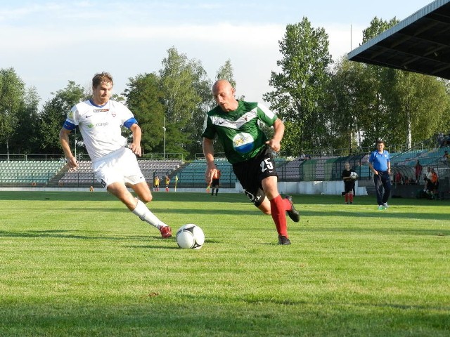 Piotr Rocki, mimo swojego wieku jest mocnym punktem GKS Tychy