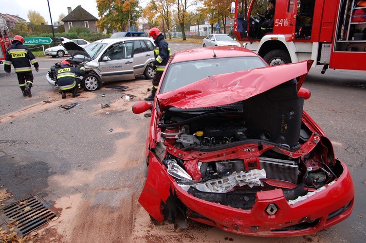 Wypadek w Szczecinku (zdjęcia)