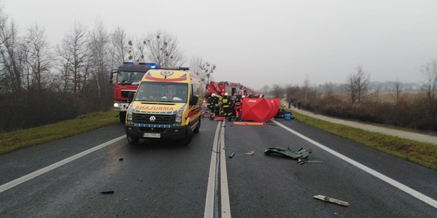 Tragiczny wypadek w na krajowej 10 w miejscowości Steklin....