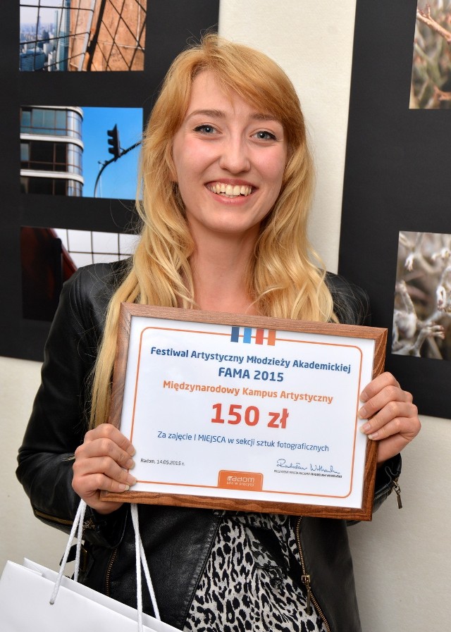 Anna Kaniewska zdobyła wyróżnienie w sekcji fotograficznej podczas radomskich eliminacji 45. edycji FAMY.