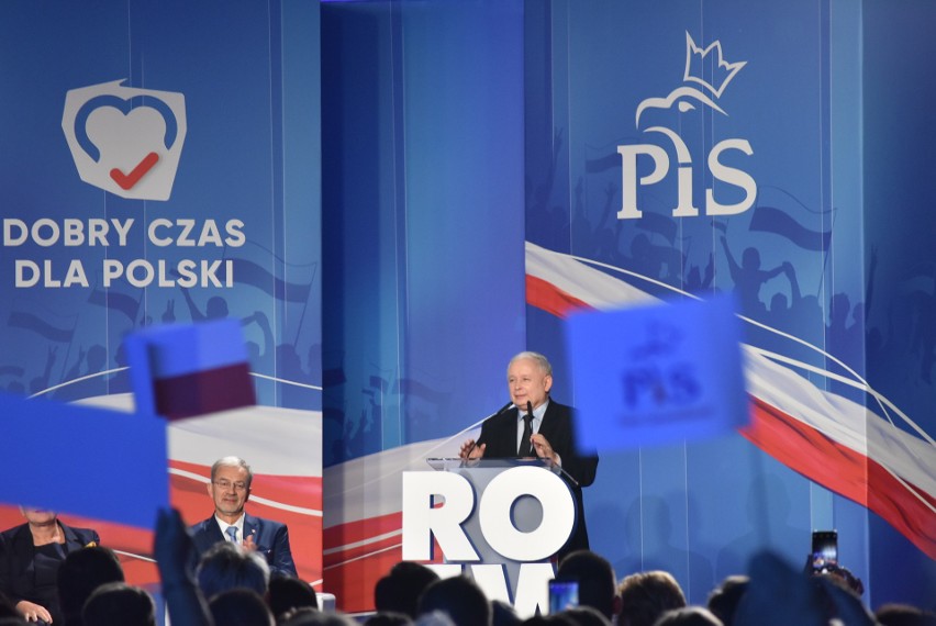 Konwencja PiS w Katowicach. Przemawia Jarosław Kaczyński