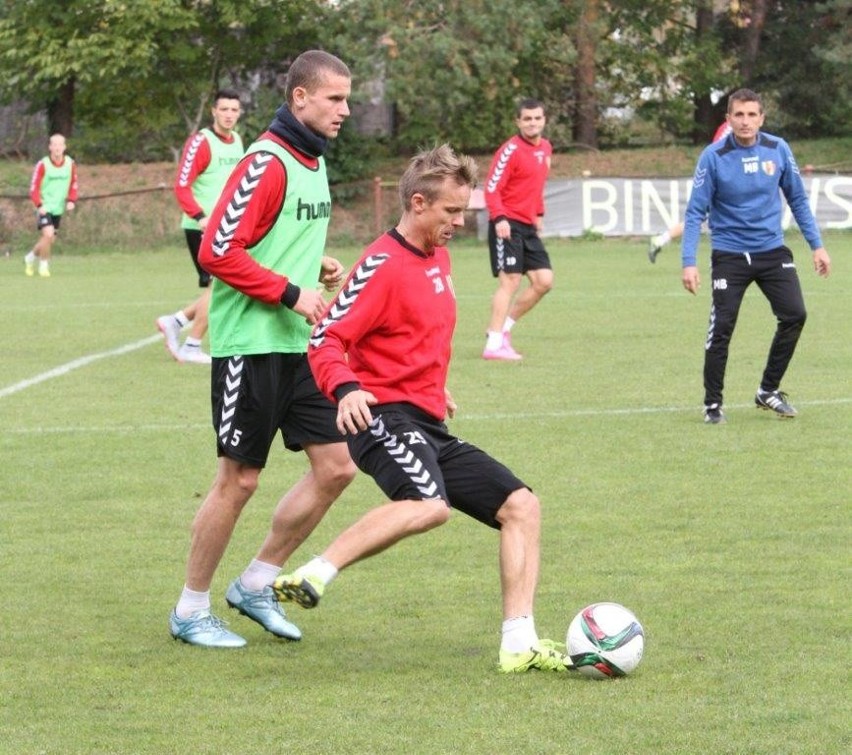 Piłkarze Korony trenują z Mikołajczakiem (zdjęcia)