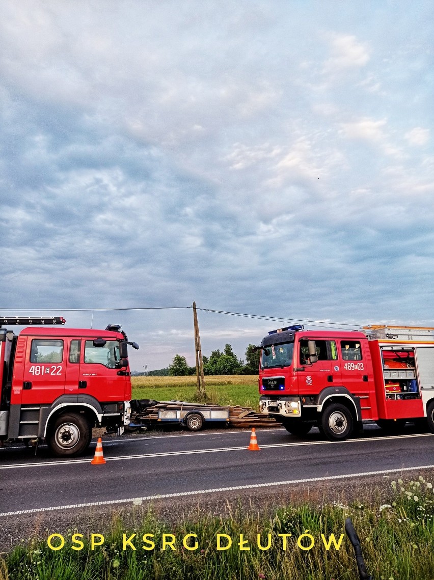 Przed godz. 20 w poniedziałek (5 lipca) strażacy z OSP...