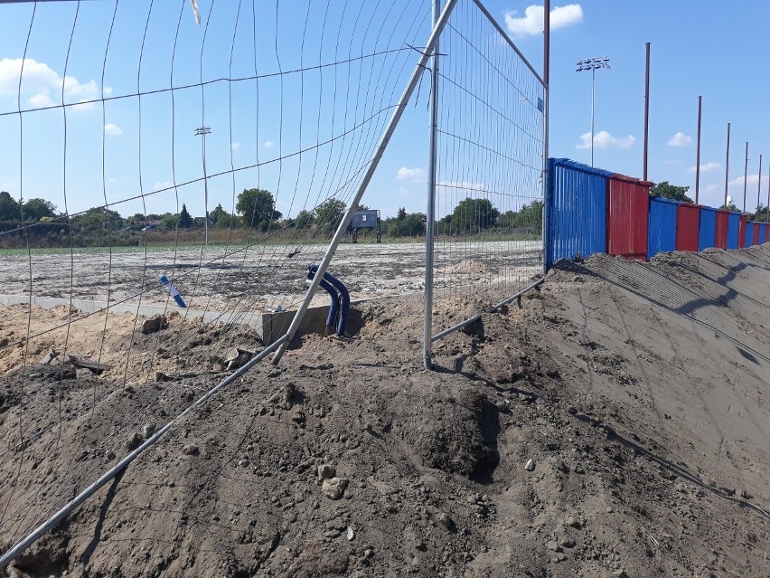 Stadion Pogoni Szczecin - stan 15 sierpnia 2020.