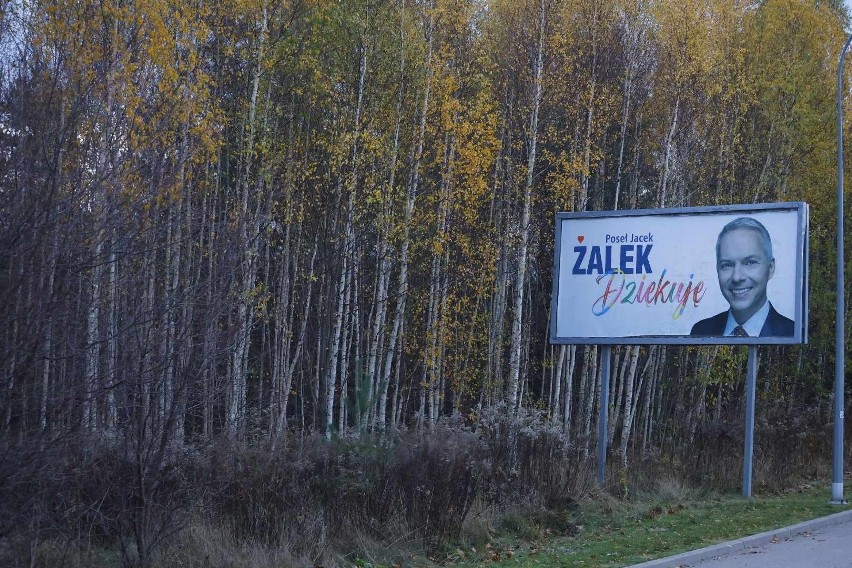 Banery Jacka Żalka pojawiły się w Białymstoku.