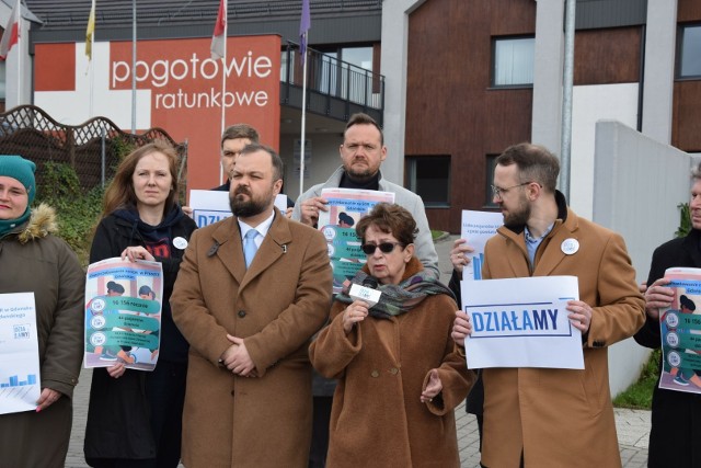 Podczas konferencji kandydaci KWW DZIAŁAMY DLA POWIATU GDAŃSKIEGO powiedzieli o potrzebie budowy szpitala powiatowego w Pruszczu Gdańskim