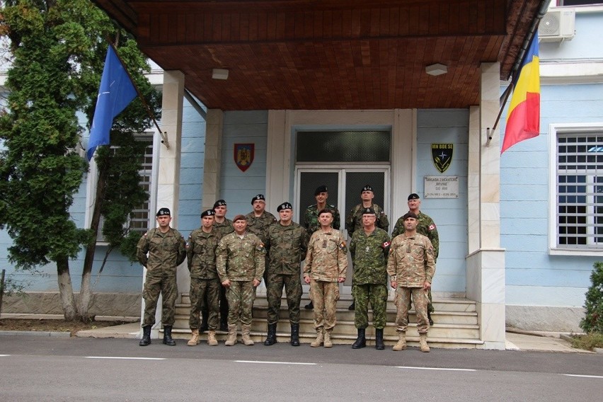 Dowódca 17.WBZ wizytował Polski Kontyngent Wojskowy w Rumunii [ZDJĘCIA]