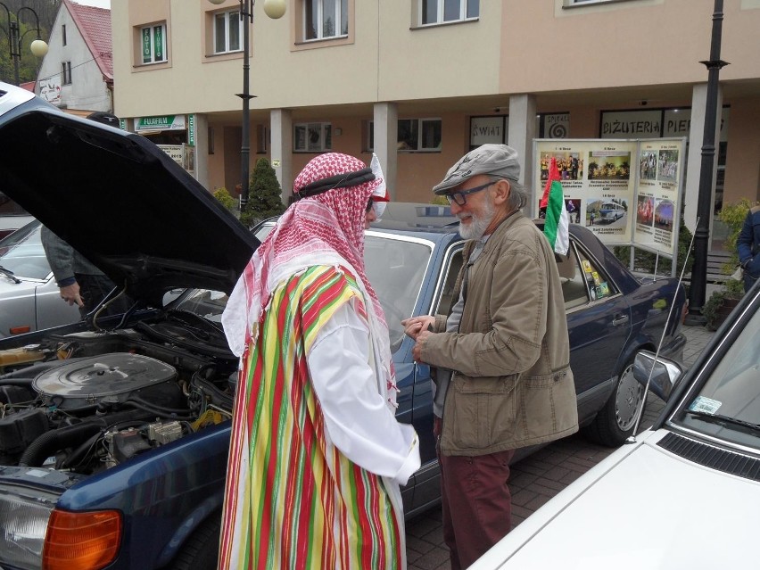 Zjazd samochodów zabytkowych w Wiśle