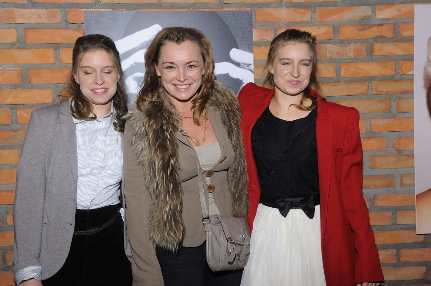 Katarzyna Chrzanowska z córkami w 2011 roku