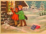 Kartki świąteczne z czasów wojennych zachwycały! [zdjęcia]
