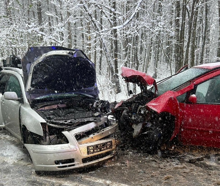 Pięć osób poszkodowanych w wypadku drogowym w Pałubicach....