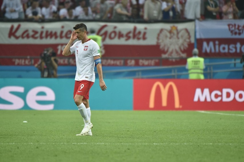 W meczu z Kolumbią Robert Lewandowski oddał dwa celne...