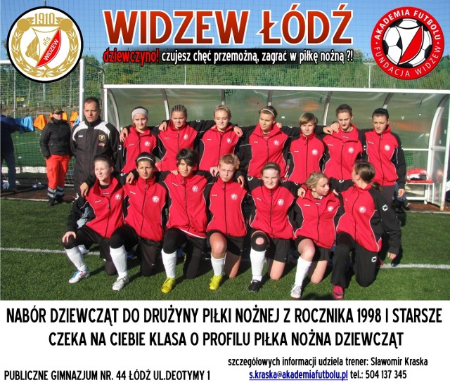 Dziewczyny z Łodzi mogą zagrać w barwach Widzewa