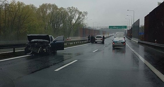 Wypadek w Jasienicy spowodował ogromne korki