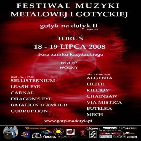 Festiwal muzyki metalowej i gotyckiej Gotyk na Dotyk II