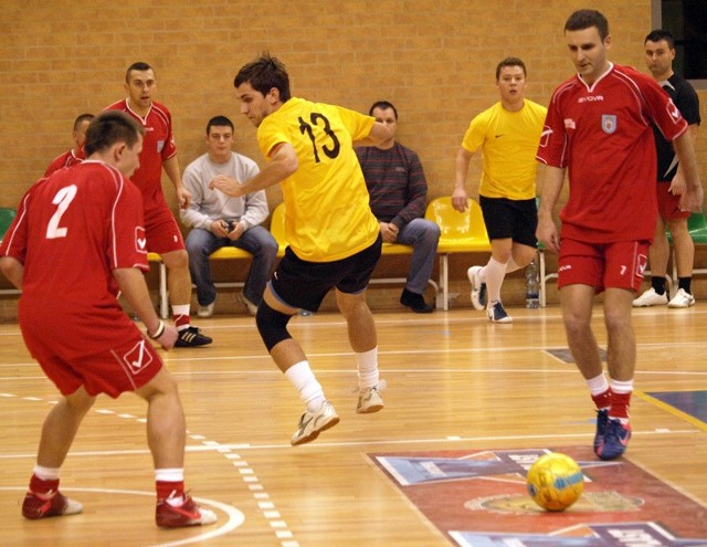 Team Chełmno (czerwone stroje) pokonał UP Grudziądz 9:4 i został nowym liderem I ligi