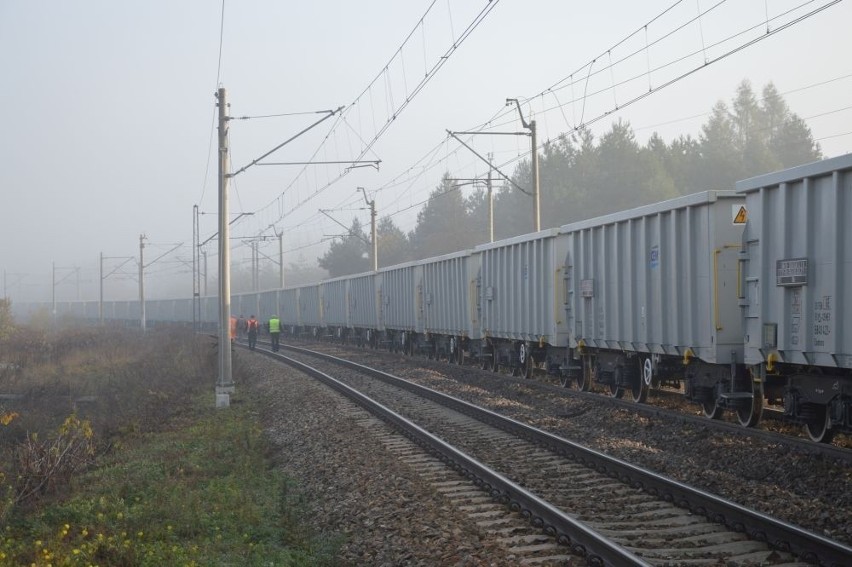 Dwa pociągi wykolejone w Suchedniowie. Linia kolejowa Kielce - Skarżysko została zablokowana