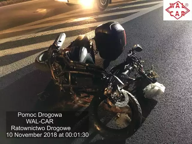 Wypadek w Blachowni. Motorowerzysta odniósł śmiertelne obrażenia