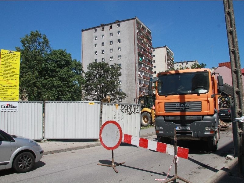 Zamknięto fragment ulicy Nowy Świat w Kielcach, ponieważ...