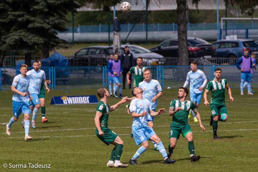 Błękitni Stargard - Olimpia Grudziądz 2:3. Katastrofa w ostatnich minutach. ZDJĘCIA