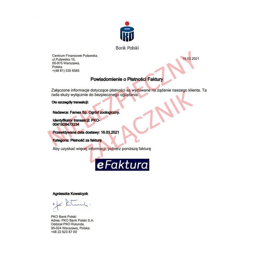 PKO Bank Polski ostrzega przed oszustami. "Uważajcie na fałszywe maile!"
