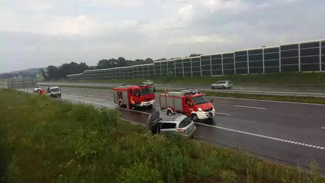 Wypadek na autostradzie A1