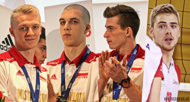 Jakub Ziobrowski (od lewej), Norbert Huber, Tomasz Fornal i Kamil Droszyński dostali powołania do reprezentacji Polski U23.
