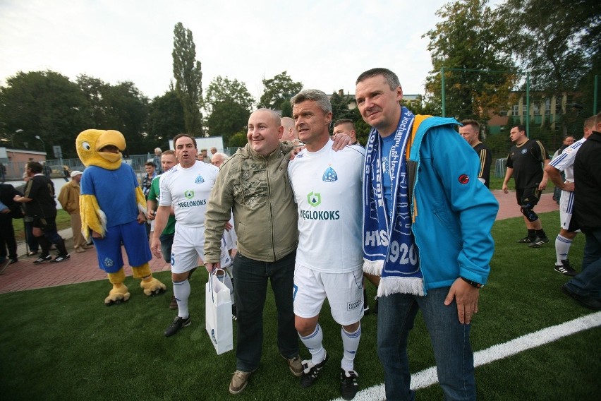 Wielkie Derby Śląska 2014: Dawne gwiazdy w akcji. Mecz Mistrzowie vs. Oldboje [ZDJĘCIA]