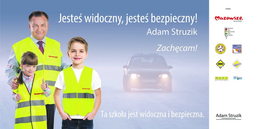 Widoczny = bezpieczny. Początek kampanii na Mazowszu