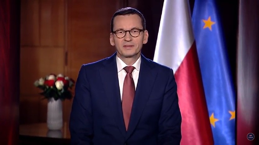 Premier Mateusz Morawiecki wygłosił orędzie telewizyjne