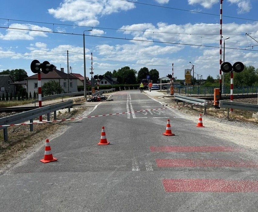 35-letni motocyklista zginął w wypadku w Zarębkach w gminie Kolbuszowa