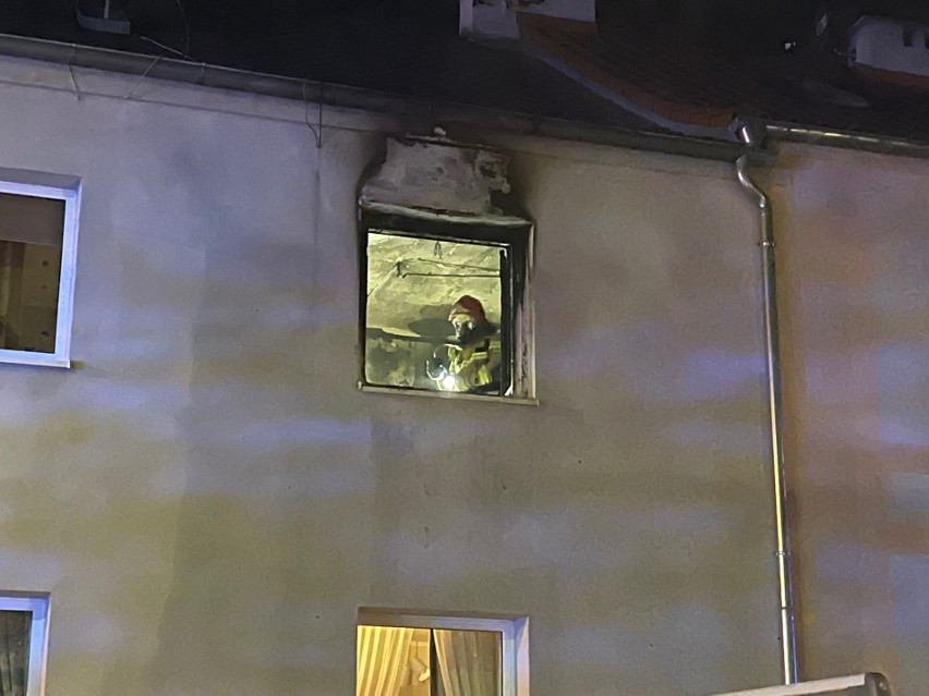 Pożar mieszkania w Opolu.