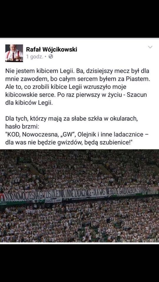 Wypowiedź posła Rafała Wójcikowskiego z partii Kukiz'15.