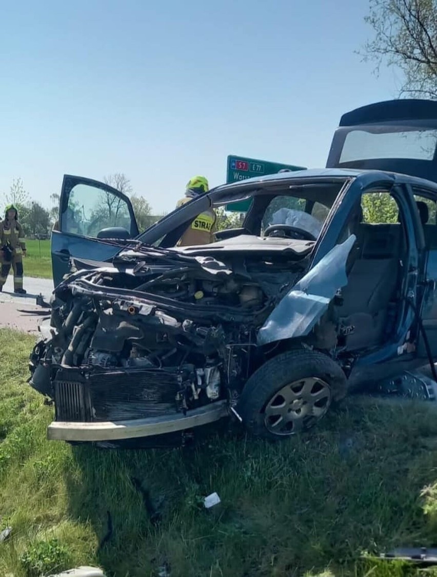 Pijany kierowca staranował auto nauczycielki z Pruszcza