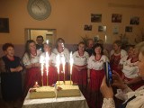 Jubileusz 5-lecia Koła Gospodyń Wiejskich w Janowicach w gminie Samborzec. Był tort i liczne życzenia od przyjaciół