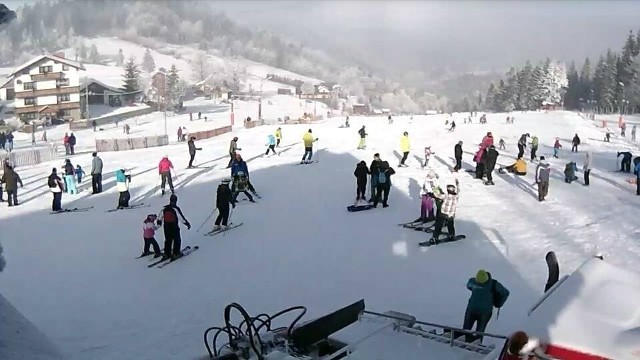 W poprzednią niedzielę Biały Krzyż był pełen narciarzy