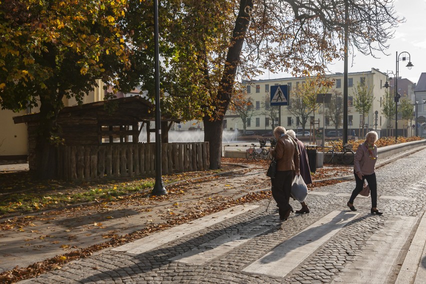 Drewniana konstrukcja stanęła na Rynku w Starym Fordonie już...