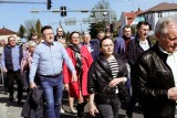 Niedziela Miłosierdzia Bożego w Kościele - pielgrzymi z białostockich parafii przeszli ulicami do sanktuarium